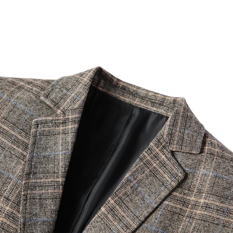Checked Wool Blazer Raufford RF031