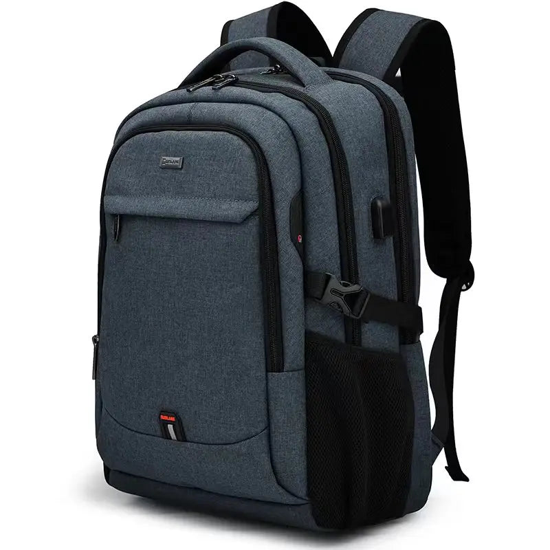 Men’s Executive Backpack Raufford RF084 – 17" Laptop, Water-Resistant, USB Port