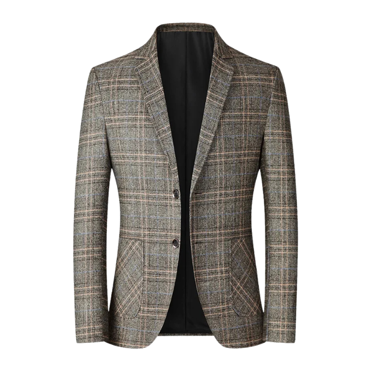 Checked Wool Blazer Raufford RF031