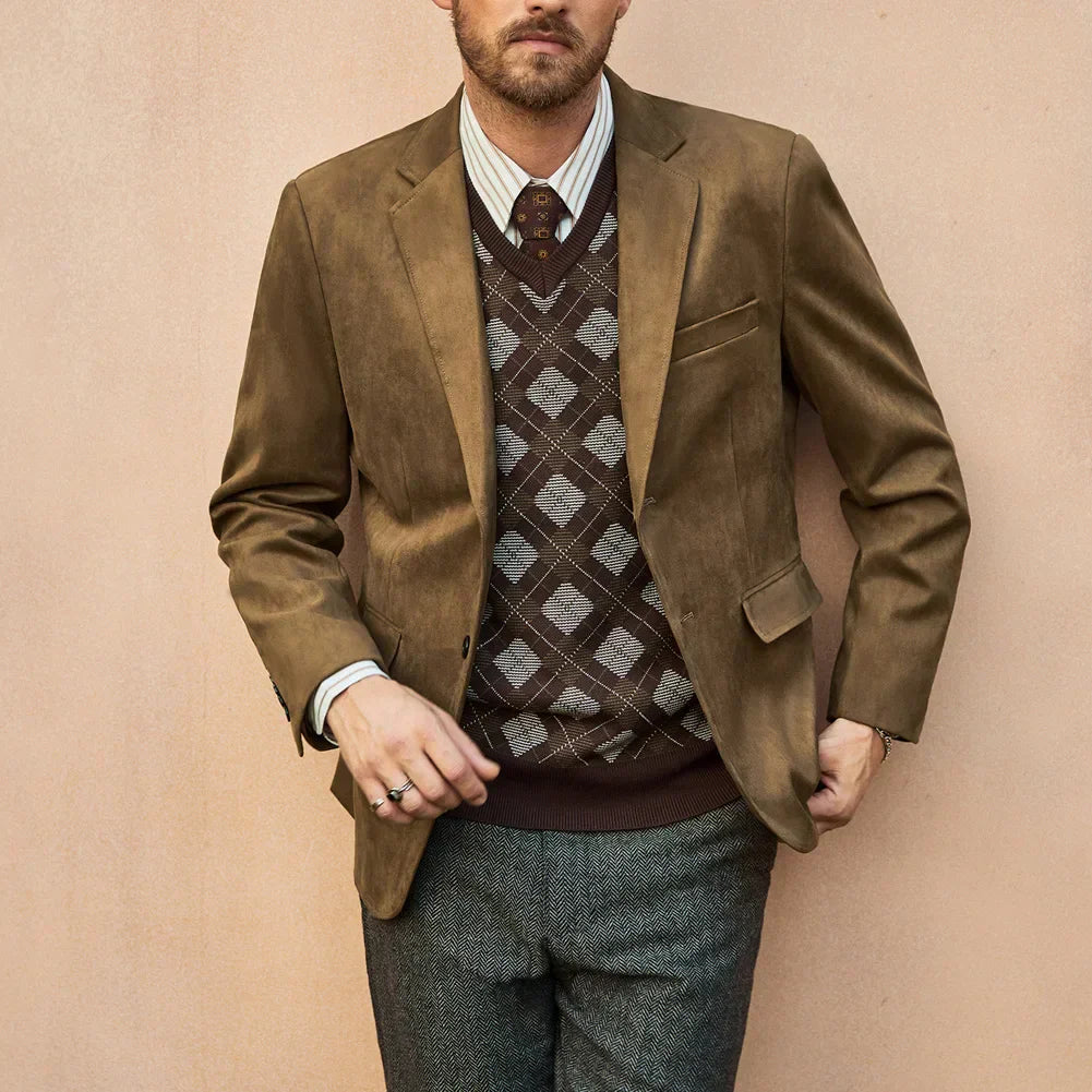 Suede Men's Blazer Raufford RF029